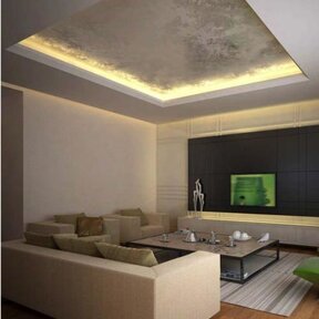 LED strip plafond profiel inclusief afdekking 55mm x 23mm - FRAME14ALU