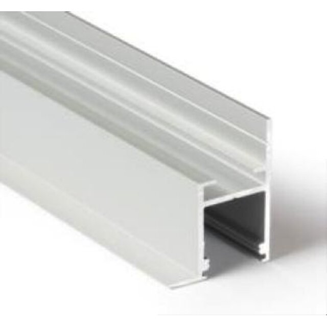 LED strip plafond profiel inclusief afdekking 55mm x 23mm - FRAME14ALU