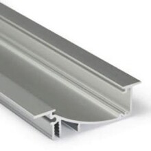 LED inbouw wandprofiel inclusief opaal afdekking 53mm x 13,5mm - F8ALU
