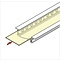 Luksus LED profielen LED inbouw wandprofiel inclusief opaal afdekking 53mm x 13,5mm - F8ALU