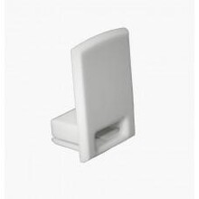 Eindkap voor LED Strip profielen met kabeldoorvoer - 15.1ALU