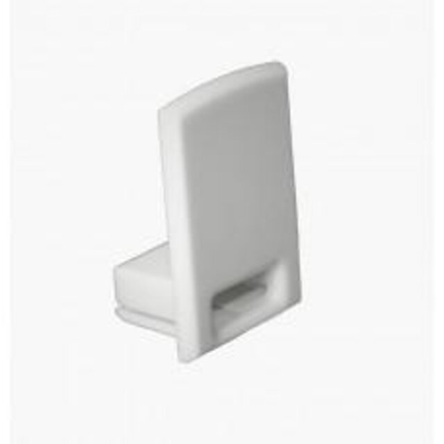 Eindkap voor LED Strip profielen met kabeldoorvoer - 15.1ALU