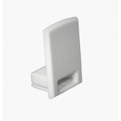 Eindkap voor LED Strip profielen met kabeldoorvoer - 15.1ALU