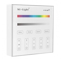 RGBW LED wanddimmer – Draadloos - 4 zones - Miboxer B4