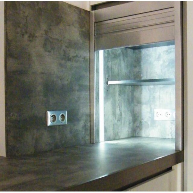 Gyproc klem t.b.v. LED profiel F8WIT