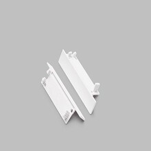 set van 2 eindkapjes ten behoefte van profiel F8WIT