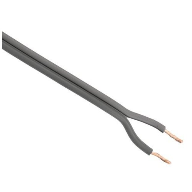 2 aderige led strip aansluitkabel 1 meter 0,75 kwadraat - 1 meter zwart