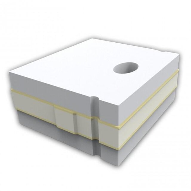 Zwart waterdicht LED profiel 18,1mm x 19,2mm – 18.1ZWART.H20