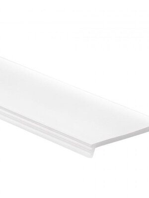 Opaal LED profiel afdekking 25,80 mm breed - 6 meter