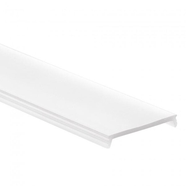 Luksus LED profiel losse afdekking Opaal LED profiel afdekking 25,80 mm breed - 6 meter