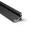 Zwart LED hoekprofiel 24mm x 19,4mm - C21ZWART