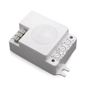 Regelbare / Instelbare LED PIR bewegingssensor - wit - Max 300 watt - LX709