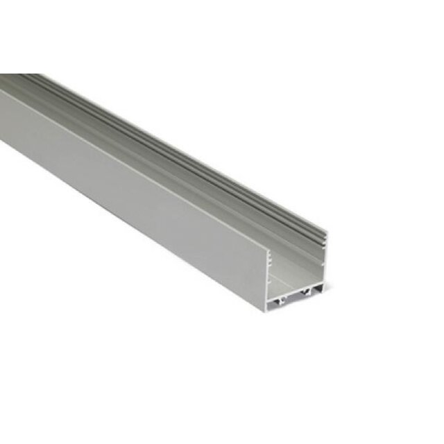 LED XL profiel inclusief afdekking 33,4mm x 29,6mm - XL11ALU