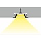 Luksus LED profielen Zwart LED inbouw profiel 28mm x 8mm -  09INBOUW-ZWART