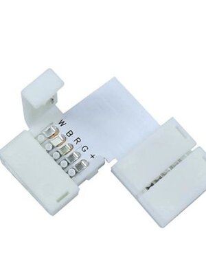 90 graden koppelstuk voor RGBWW LED strips 10mm - IP20