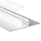 LED gips profiel inclusief klikafdekking 13,5mm x 77mm - GIPS200
