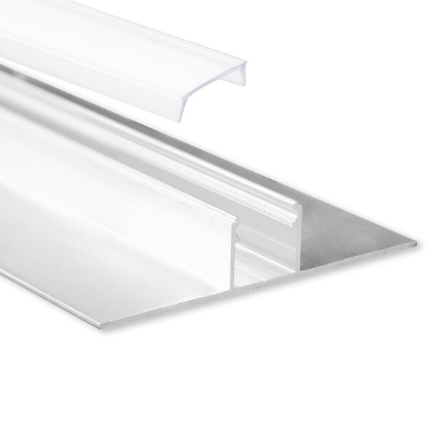 Luksus LED profielen LED gips profiel inclusief klikafdekking 13,5mm x 77mm - GIPS200