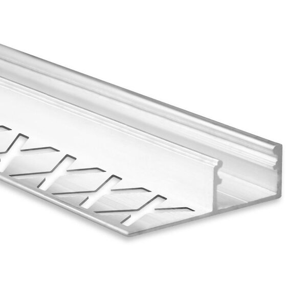 Luksus LED profielen LED tegel en stuc profiel inclusief afdekking 33mm x 16,8mm - STUC100