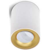Opbouwspot wit Ø 80 / 100mm – GU10 – inclusief 3 kleuren binnenringen 1903WIT TRIO