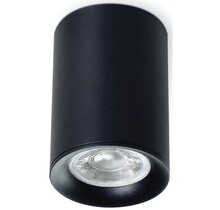 Opbouwspot rond zwart Ø 64,5 x 92,5mm – GU10 – 1812ZWART