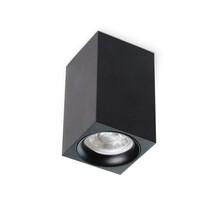 Opbouwspot vierkant zwart Ø 60 x 100mm – GU10 – 1812ZWART vierkant