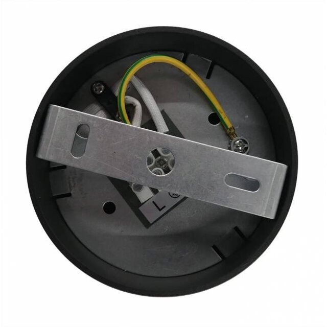 Opbouwspot rond zwart met goud Ø 97 x 140mm – GU10 – 1811ZWARTGOUD KIVI