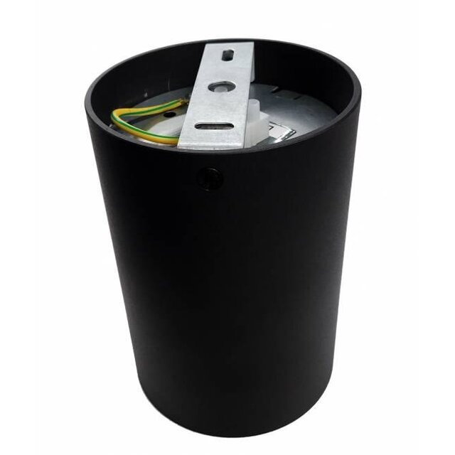 Opbouwspot rond zwart met goud Ø 97 x 140mm – GU10 – 1811ZWARTGOUD KIVI