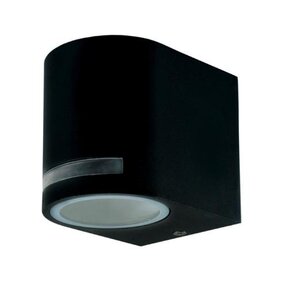 Waterdichte LED wandlamp voor buiten – zwart 70 x 80mm – GU10 – 1902DOWNZWART