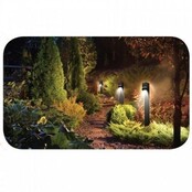 Waterdichte staande LED lamp voor buiten – zwart 100cm x 15cm – GU10 – QUAZAR14 ZWART