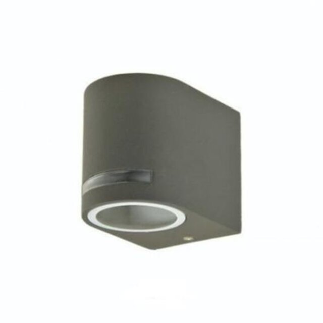Waterdichte LED wandlamp voor buiten – zwart 70 x 80mm – GU10 – 1902DOWNGRIJS