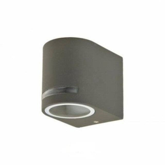 Waterdichte LED wandlamp voor buiten – zwart 70 x 80mm – GU10 – 1902DOWNGRIJS