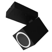 Waterdichte LED wandlamp voor buiten – kantelbaar – zwart 165 x 100mm – GU10 – QUAZAR15ZWART