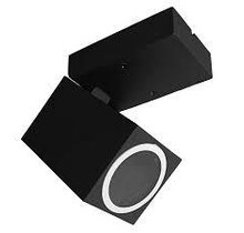 Waterdichte LED wandlamp voor buiten – kantelbaar – zwart 165 x 100mm – GU10 – QUAZAR15ZWART