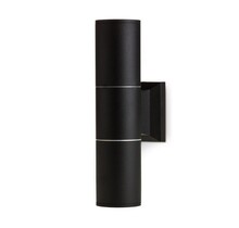 Waterdichte LED updown wandlamp voor buiten – zwart 65 x 260mm – GU10 – QUAZAR3 ZWART