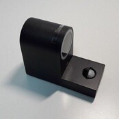 WaterdichteLED wandlamp voor buiten – half rond – met bewegingssensor – zwart 165 x 100mm – GU10 – QUAZAR13 ZWART