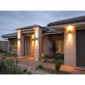 Waterdichte LED updown wandlamp voor buiten – zwart 90 x 270mm – GU10 – QUAZAR4 ZWART