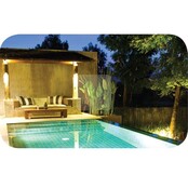 Waterdichte LED updown wandlamp voor buiten – zwart 90 x 270mm – GU10 – QUAZAR4 ZWART