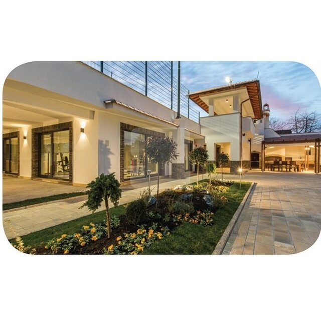 Waterdichte LED updown wandlamp voor buiten – zwart 90 x 270mm – GU10 – QUAZAR4 ZWART