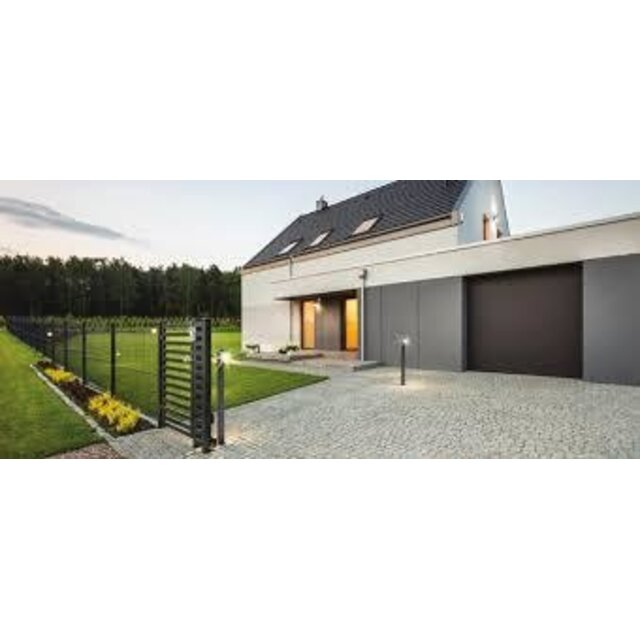 Waterdichte staande LED lamp voor buiten – zwart 100cm x 12cm – GU10 – QUAZAR12 ZWART