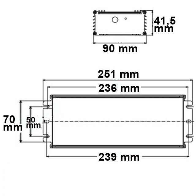 48 volt LED PWM dimbare voeding 400 Watt IP67 – 0 -10 volt dimbaar