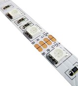 RGBW LED strip 60 LED 14,4 Watt 24VDC - 5 meter