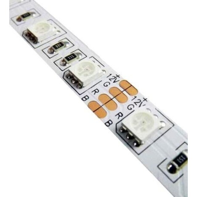 RGBW LED strip 60 LED 14,4 Watt 24VDC - 5 meter