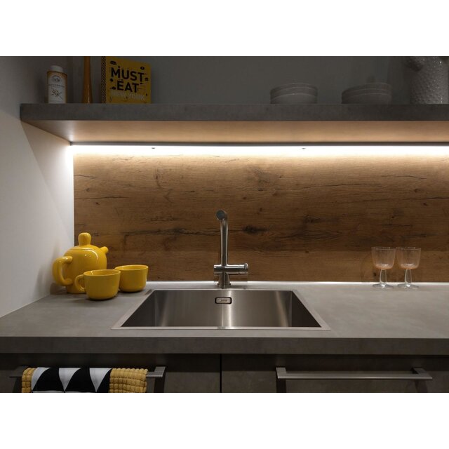 LED inbouw profiel inclusief klikafdekking 23,5mm x 15mm - 07ALU