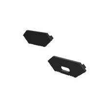 Eindkap met kabeldoorvoer PROMOHOEK-ZWART