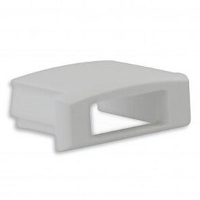 04ALU eindkapje met kabeldoorvoer