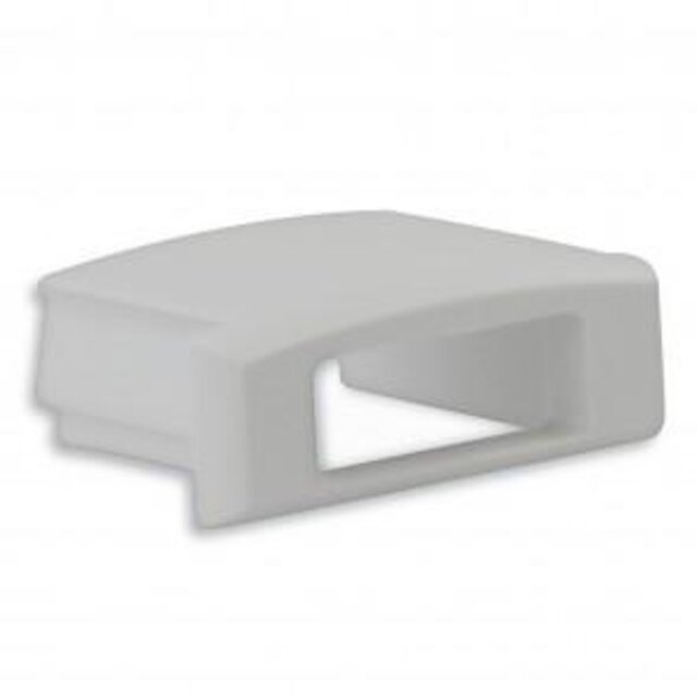 04ALU eindkapje met kabeldoorvoer