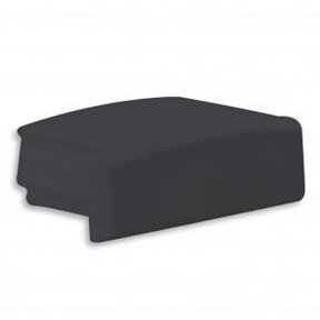 04zwart eindkapje zonder kabeldoorvoer