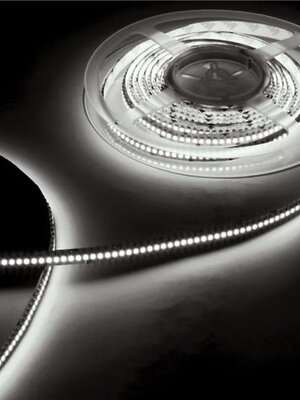 50 meter LED strip 4000 kelvin natuurlijk wit 6W 630lm/meter 60x2835SMD 24VDC IP20