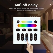 +Zigbee LED strip wanddimmer - 4 zones - smarthome compatible - Gledopto