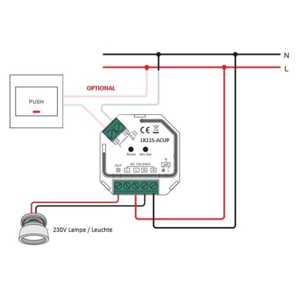 Luksus LED dimmer Draadloze LED dimmer ZIGBEE – t.b.v. FASE LED DIMMER – SUPER AANBIEDING – ZIGBEE9109